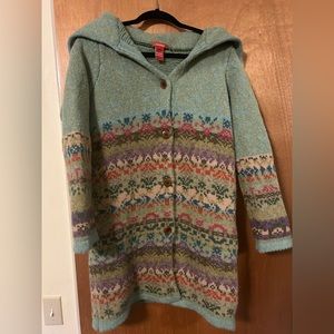 Sundance 100% Lambswool Fair Isle Sweater woman’s Large